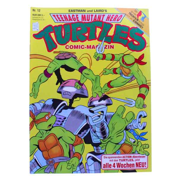 TMNT Comic Magazin Nr. 12 – Iss schneller, Don! | Condor 1991 | Vater Natur | Neuwertig